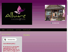 Tablet Screenshot of allurewarrenton.com